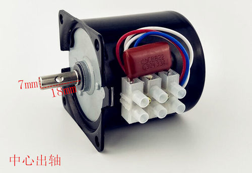 A60KTYZ-K7042齿轮减速同步电动机低噪音 14W  可逆 餐桌转盘电机 - 图1