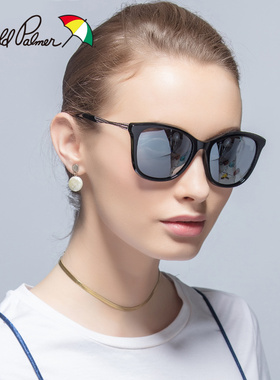 美国新款花雨伞偏光太阳镜女大框黑框墨镜潮gm开车驾驶眼镜11687