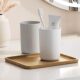 Couple's mouthwash cup Japanese style high-looking solid color thickened toothbrush cup simple style mouthwash cup dormitory toothbrush cup