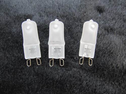 高质量G9灯珠 高压卤素灯泡230v  20W 25W 40W 60W 防暴磨砂 JCD - 图0