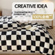 Muji Black and White Trendy Brand Four-Piece Set of Pure Cotton Three Men