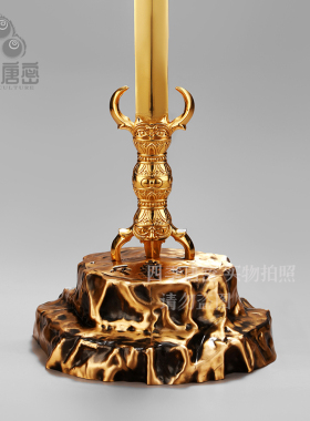 四季唐密黄铜不动明王剑客厅