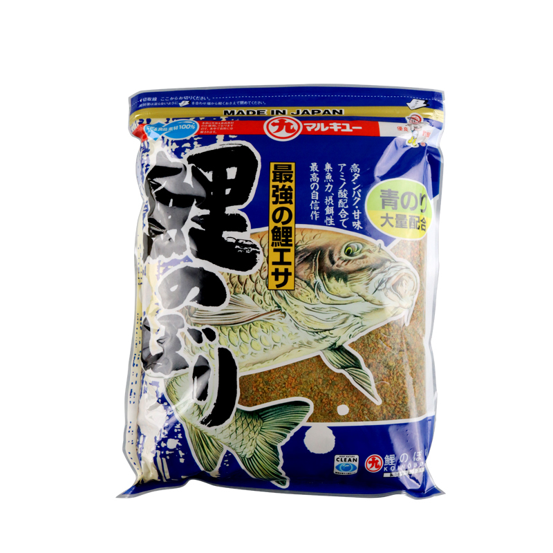 丸九饵料四大金刚钓饵正品荒食无双鱼饵日本原装进口鲤鱼旗三色鲤 - 图3