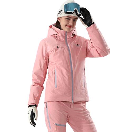RUNNING RIVER奔流女士短款时尚纯色拼接滑雪服上衣双板外套A4022 - 图1