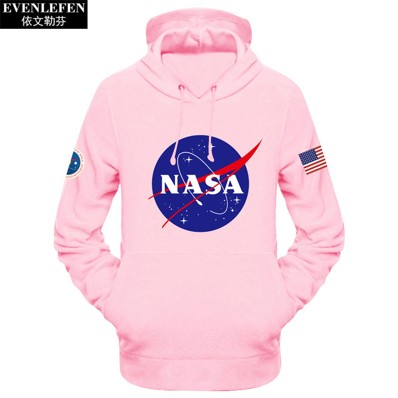美国国家航空航天局NASA外套加绒男女火星救援上衣服厚连帽衫卫衣-图2