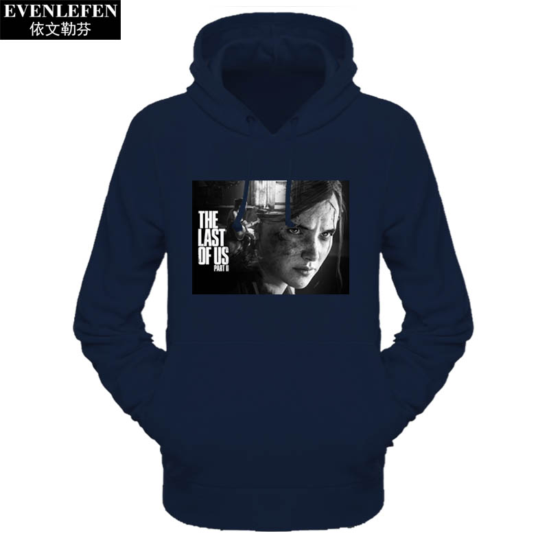 最后生还者2游戏周边连帽男女卫衣 依文勒芬卫衣