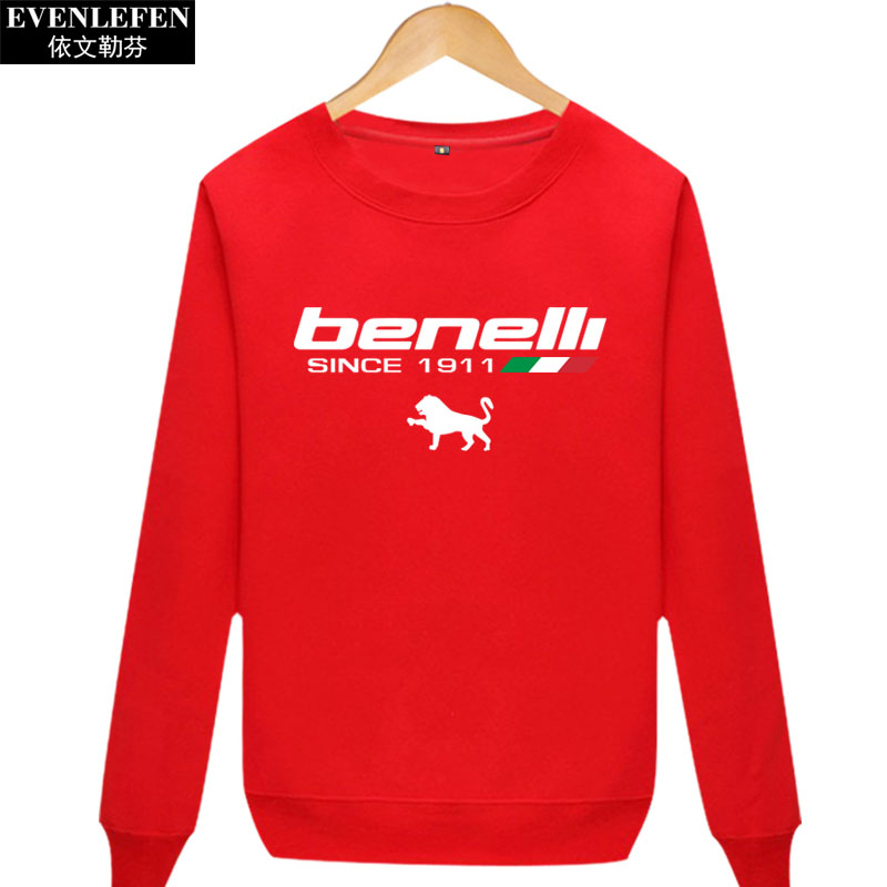 贝纳利benelli摩托车爱好者卫衣 依文勒芬卫衣