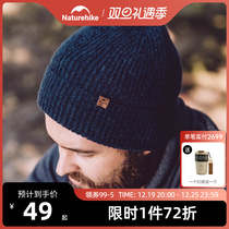 Naturehike Norwegian Winter Warm Wool Line Hat Mens Cashmere Outdoor Sports Hat Women Running Knit Hat