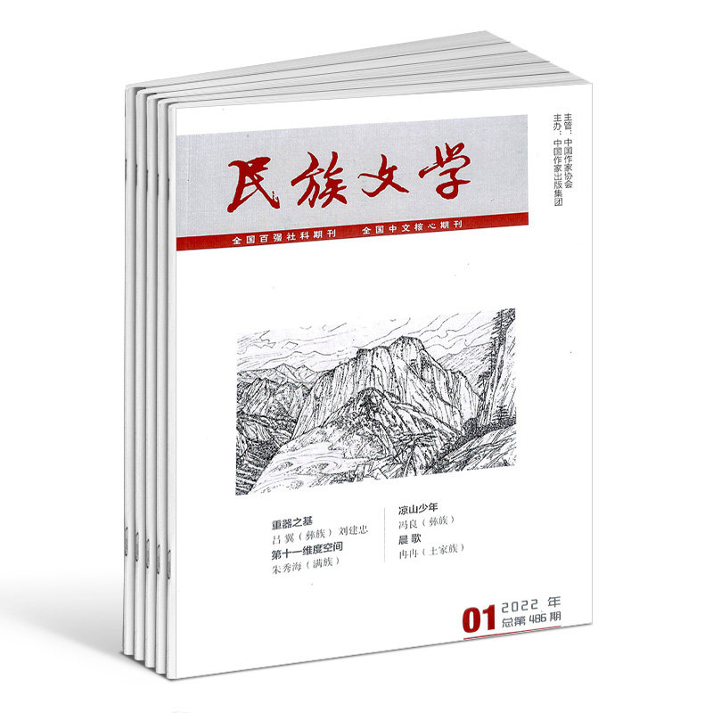 【满200减100】民族文学杂志 2026年9月起订 1年共12期 杂志铺 民族文学文化学习交流 少数民族文学刊物 期刊订阅