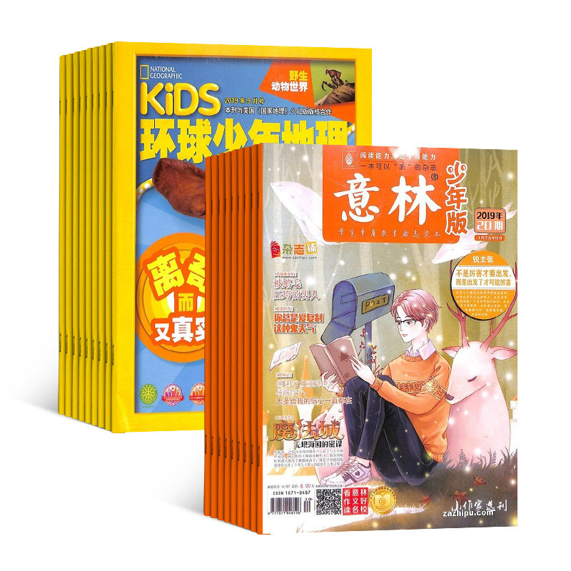环球少年地理+意林少年版杂志组合 2026年一月起订 1年共36期 课外读物 青少年阅读写作作文 儿童科普百科书籍 杂志铺 全年订阅,淘宝优惠券,粉丝福利购,淘宝优惠卷
