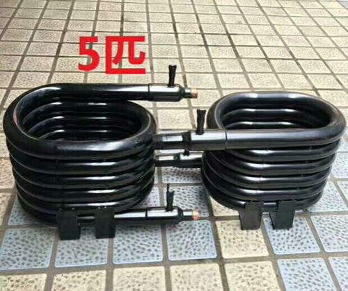 制冰机水冷管冷凝器蛇炮套管换热器冷凝散热器星极久景百誉通用 - 图2