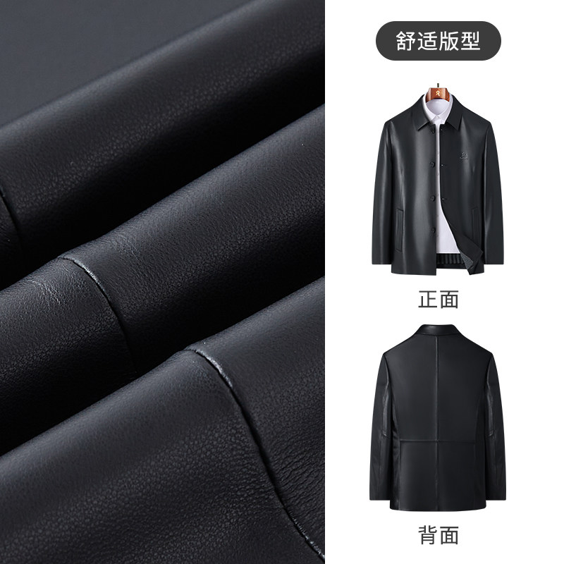 [绵羊皮/85%鹅绒内胆]梦特娇25冬季男士皮衣真皮羽绒服保暖加厚J,淘宝优惠券,粉丝福利购,淘宝优惠卷