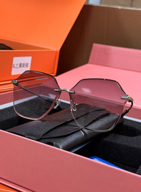 显脸小防晒遮阳太阳镜渐变色墨镜