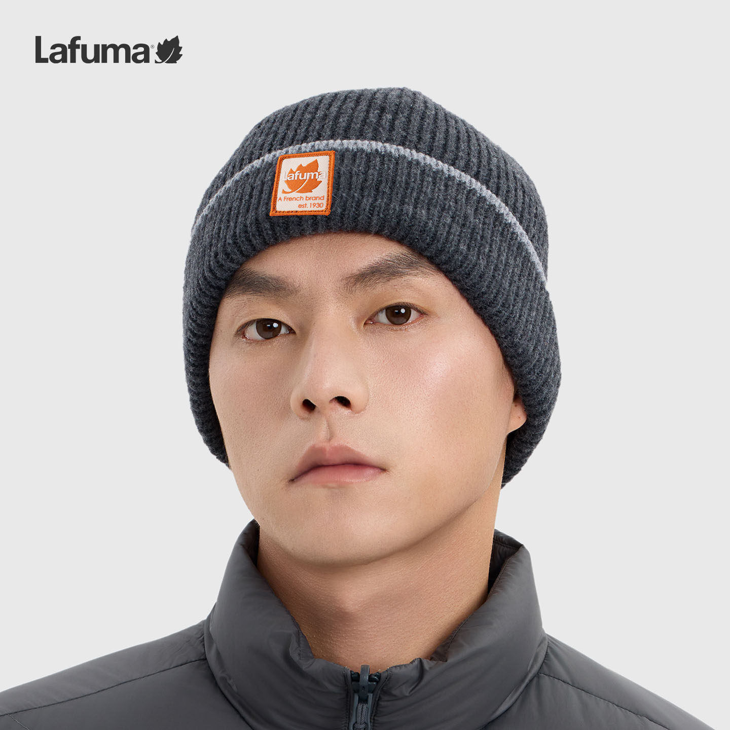 LAFUMA乐飞叶户外秋冬保暖护耳翻边针织帽男女运动休闲毛线帽,淘宝优惠券,粉丝福利购,淘宝优惠卷