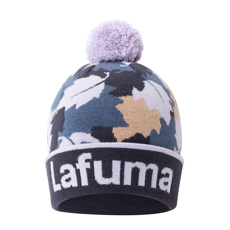LAFUMA乐飞叶户外秋冬保暖护耳针织帽女士运动休闲纱球花色毛线帽,淘宝优惠券,粉丝福利购,淘宝优惠卷