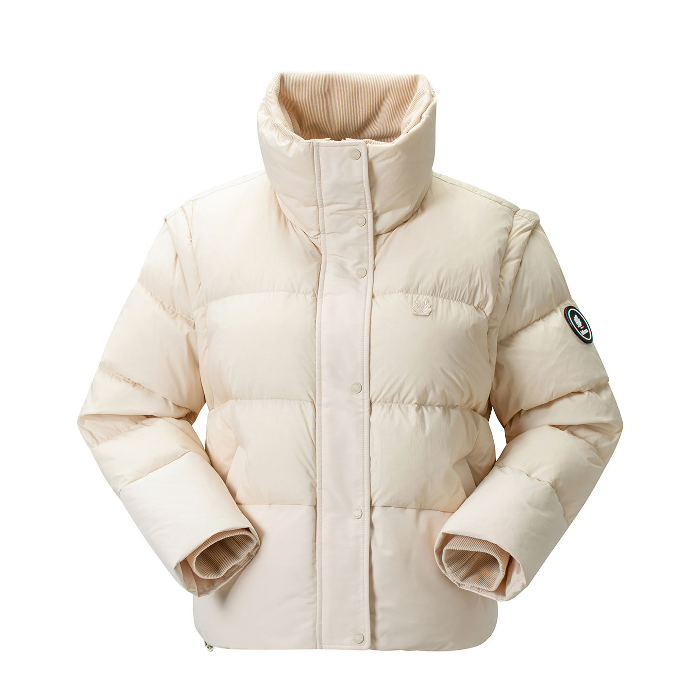 法国LAFUMA乐飞叶户外秋冬女羽绒服立领鹅绒可拆卸袖子马甲外套,淘宝优惠券,粉丝福利购,淘宝优惠卷