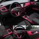 Car color changing film pink rose red pink glossy carbon fiber full car body interior film sticker car film