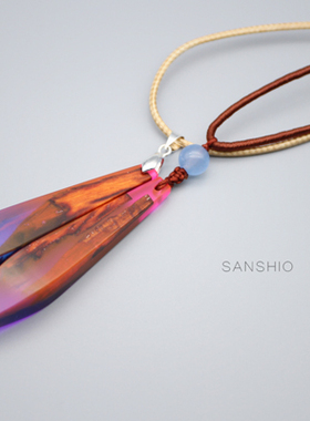 sanshio原创树脂文艺范包邮项链