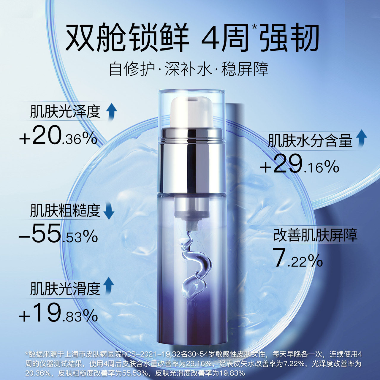 玉泽臻安润泽修护精华液蓝铜胜肽 玉泽液态精华