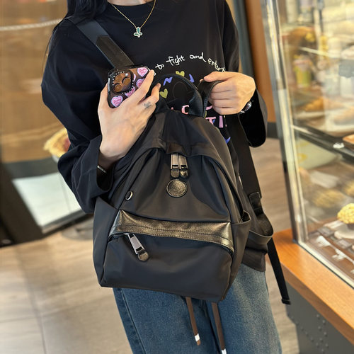 ZRVR双肩包女2025新款轻便大容量书包牛津布尼龙旅行背包通勤女包 - 图2
