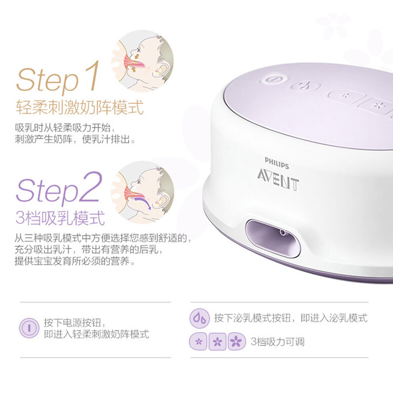飞利浦新安怡电动孕产妇单边吸奶器 欣诺母婴吸奶器
