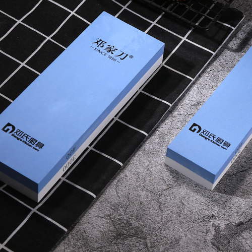 邓家刀磨刀石菜刀旗舰3000目官方天然专业家用大足商用双面白刚玉 - 图2