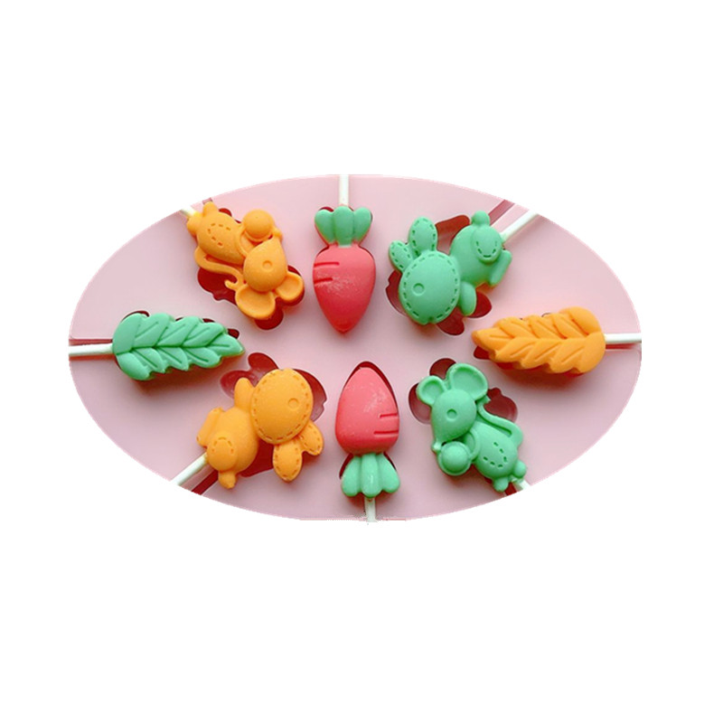 棒棒糖模具巧克力秋梨膏宝宝奶酪棒食品级硅胶水果蘑菇恐龙卡通磨,淘宝优惠券,粉丝福利购,淘宝优惠卷