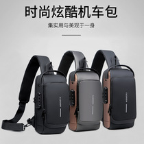 Japanese Chest Bag Men Tide Cards Skew Satchel Anti Splash Water Oxford Cloth Single Shoulder Bag Coded Lock Sport Casual Backpack