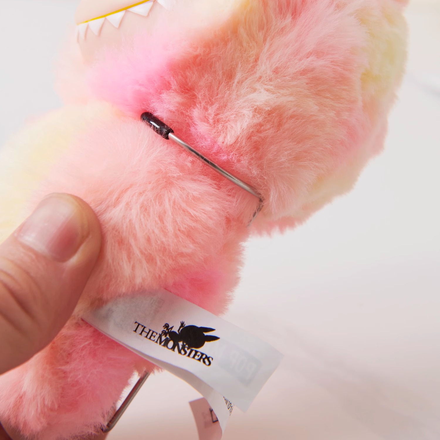 Bubble Mart labubu standing stand enamel blind box figure storage plush doll transparent dust-proof display box