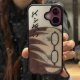 Big face glasses girl suitable for Apple 15promax mobile phone case iphone14pro protective cover 13 cartoon 12 cute 11 frosted glass back plate hard 16plus black soft edge 17 creative X