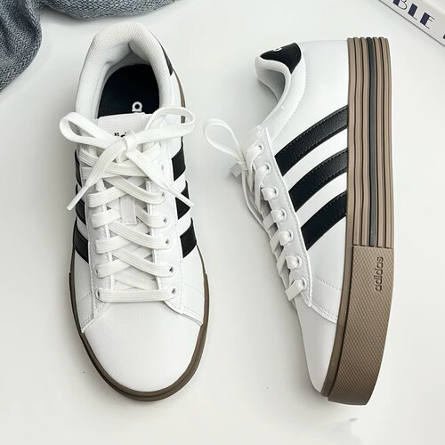 Adidas/阿迪达斯 Daily 4.0男女同款增高舒适百搭休闲板鞋JR0077 - 图0