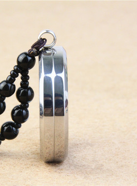 大容量透明空心嘎乌盒吊坠男女