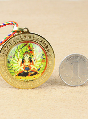 千手观音吊坠挂件钛钢饰品