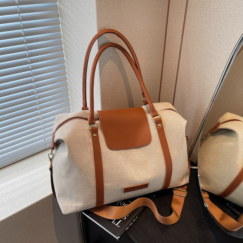 大容量旅行包女轻便短途登机包出差手提行李包运动外出旅游帆布包,淘宝优惠券,粉丝福利购,淘宝优惠卷