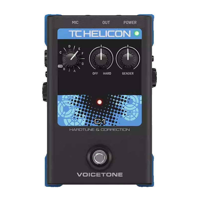 国行TC Helicon VoiceTone C1人声效果器H1 R1 E1 D1电音混响和声 - 图3