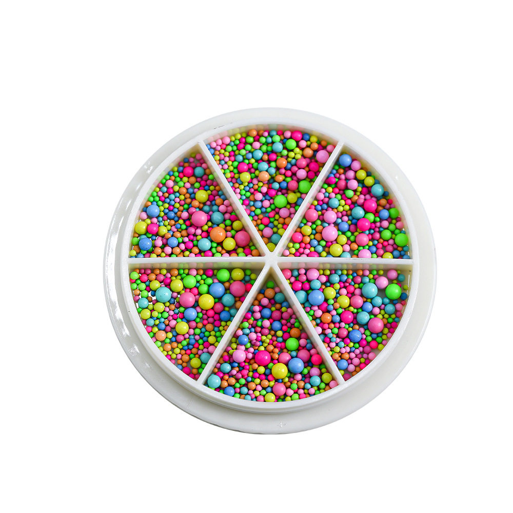 美甲小钢珠饰品百搭多巴胺立体金属小珠子六格混装糖果色指甲,淘宝优惠券,粉丝福利购,淘宝优惠卷