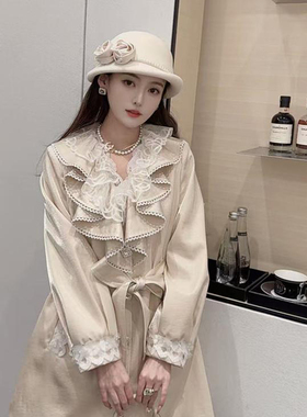 法式优雅立体花朵礼帽冬季女出游