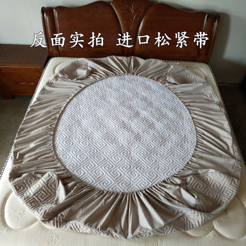 薄棕垫床罩乳胶垫5/10cm床垫套加厚夹棉床笠单件防滑席梦思保护套 - 图0