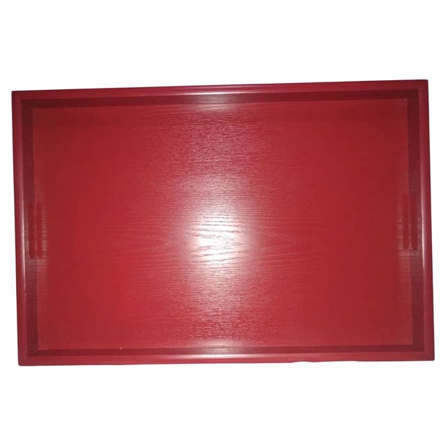 Japanese rectangular wooden household wedding festive tray