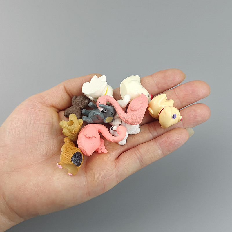 迷你小动物可爱卡通小兔子狗黄鸭乌龟创意微景观场景鱼缸装饰摆件,淘宝优惠券,粉丝福利购,淘宝优惠卷