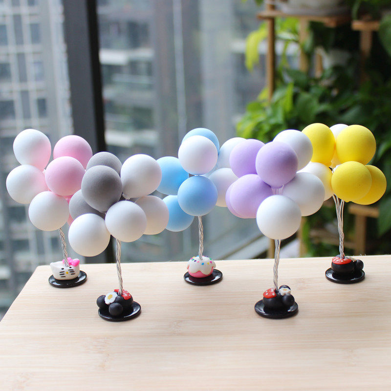 粘土彩色告白气球微景观场景装饰品造景道具摆件外贸热销19元包邮,淘宝优惠券,粉丝福利购,淘宝优惠卷