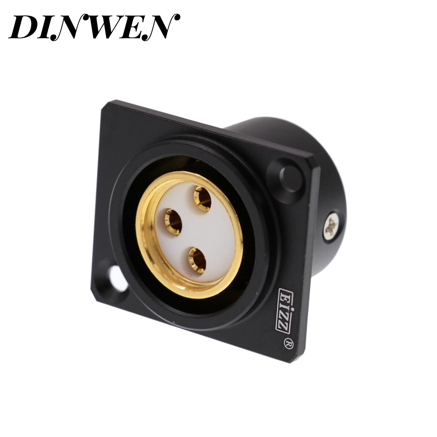 EIZZ三芯卡侬母座 XLR平衡头 卡龙信号座 话筒音响音频座 EZ-108F - 图3