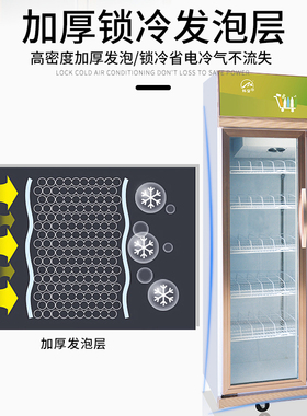 铭雪冷藏柜饮料柜保鲜柜展示柜