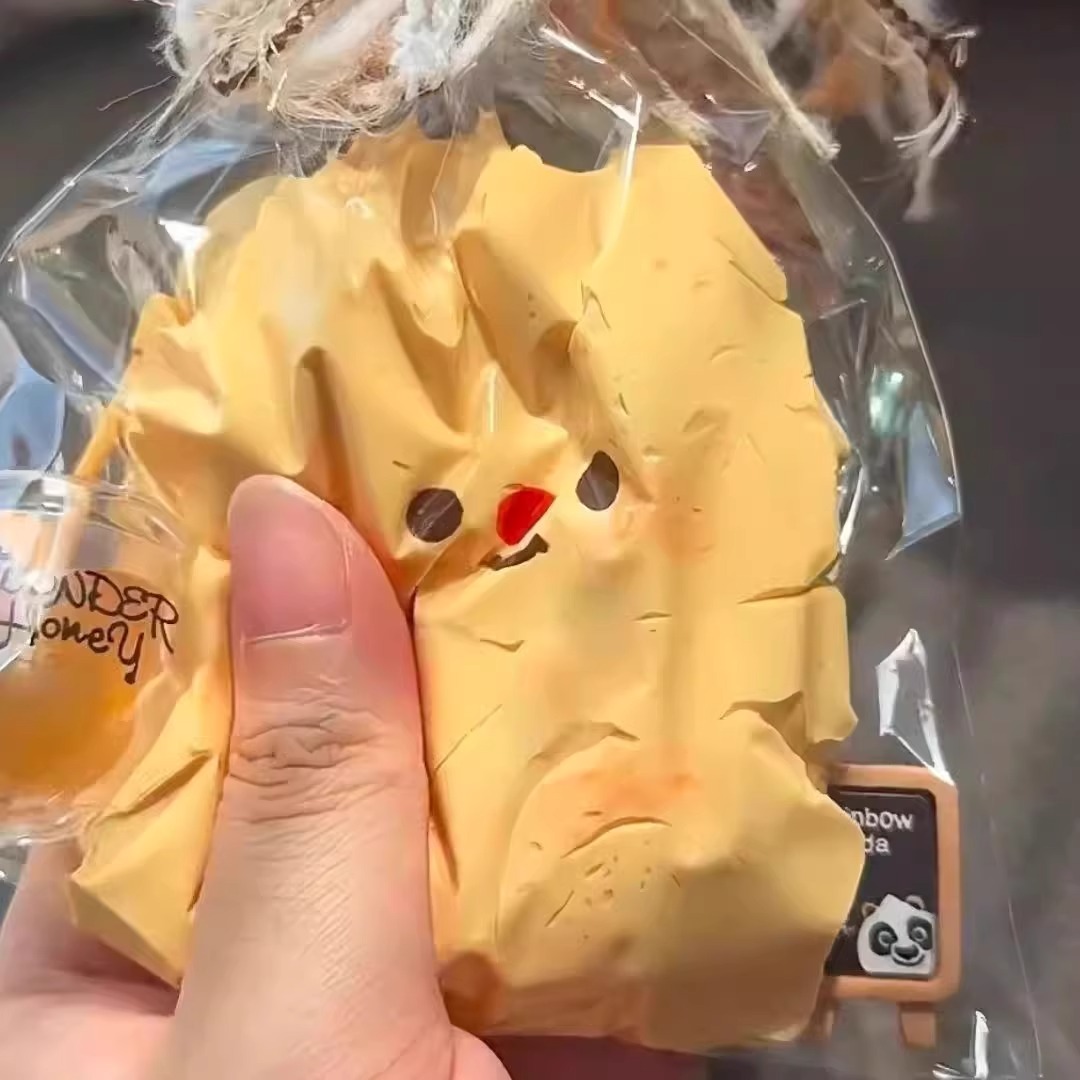 蜂蜜罐头黄油小熊捏捏水感奶油泥感解压玩具自制超软捏捏乐diy - 图1