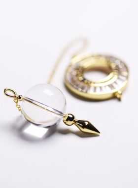 灵摆天然白水晶原创设计