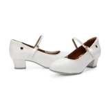 Ag Dance Shoess Missrun Series A5024 Микрофибры Кожаная женская современная танцевальная обувь средняя высокая каблука национальный стандартный танец вальс новый стиль