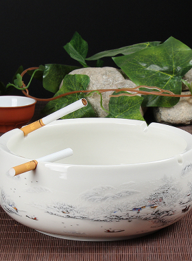 大容量深烟缸客厅茶几茶台新中式