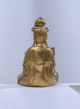 大势至菩萨书房茶空间摆件佛像