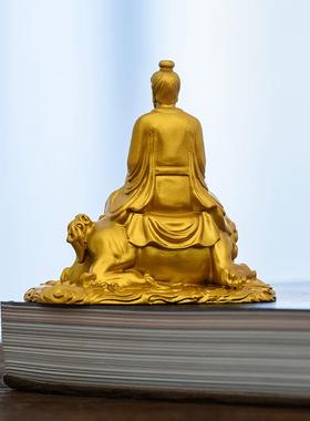 简修行黄铜太乙真人摆件