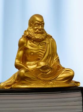 简修行黄铜达摩祖师佛像摆件